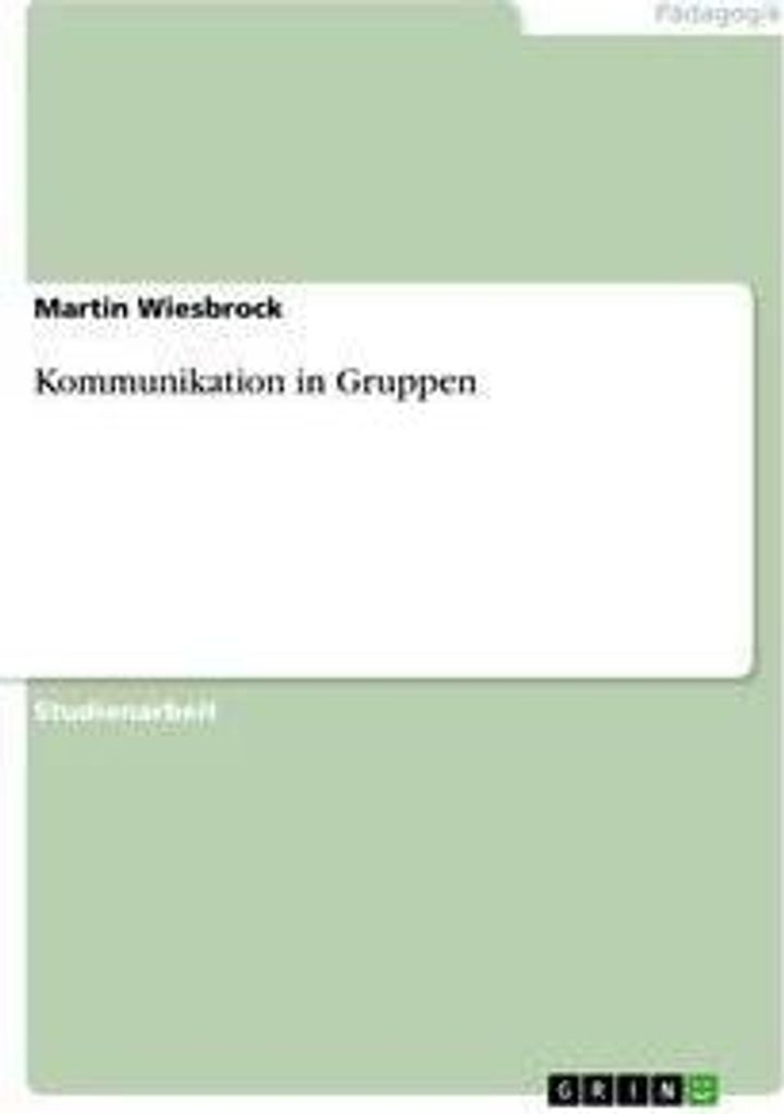 Kommunikation in Gruppen