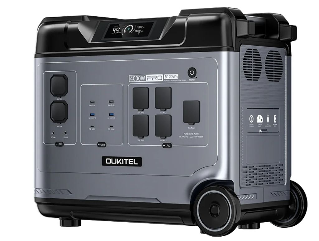 OUKITEL P5000 Pro Solargenerator 4000W 5120Wh | Tragbarer Produktbild 