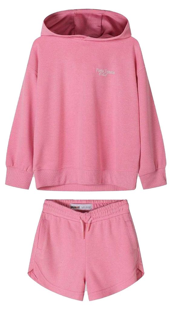 Minoti - Hoodie und Hose für Mädchen MN781 (110) (Pink)