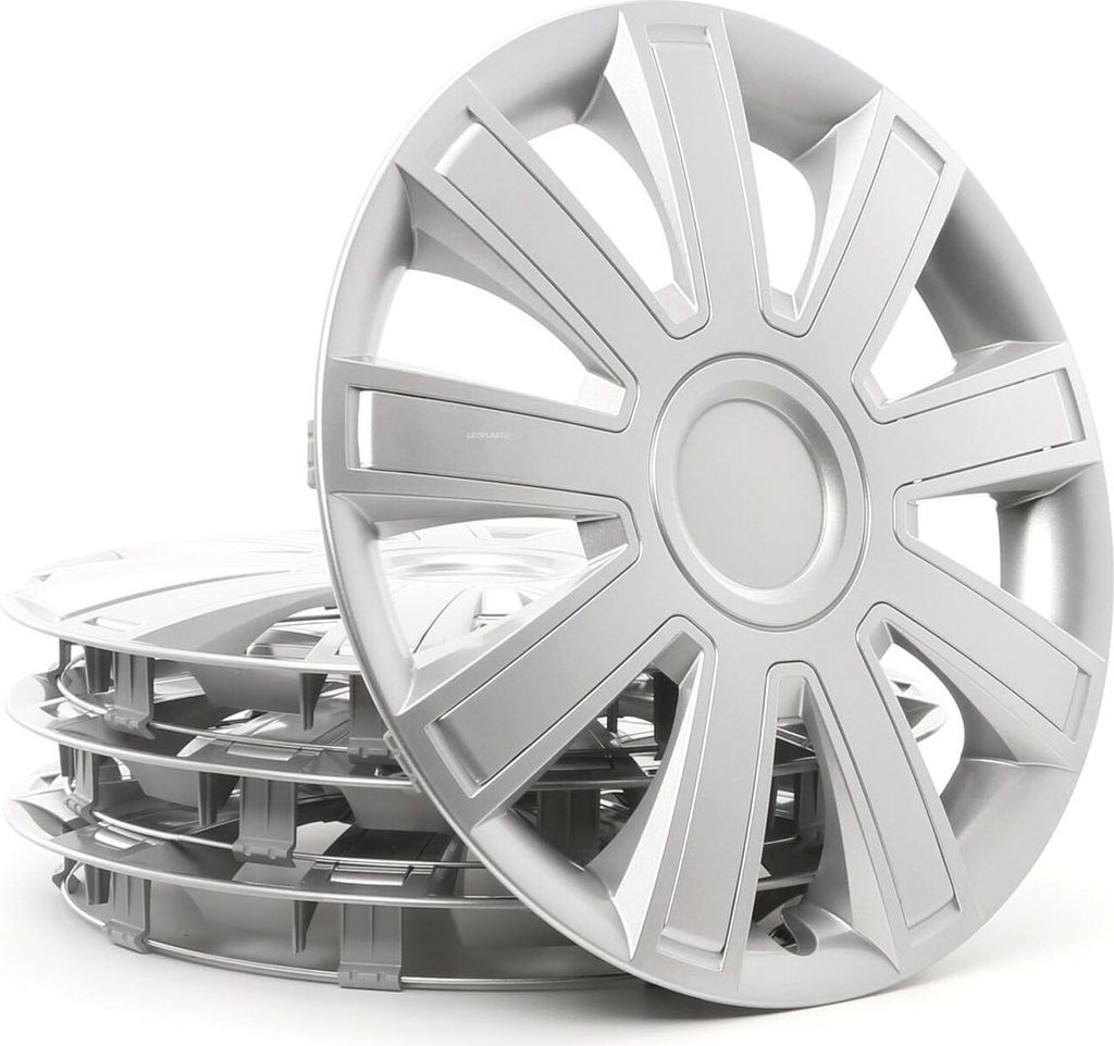 15" Zoll Radkappen Silber Radzierblenden Radblenden ARROW 15 LEOPLAST