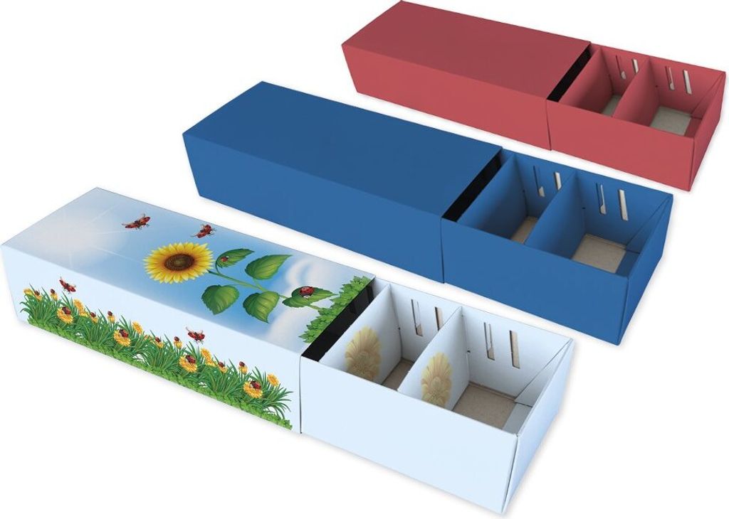 TimeTEX Karteikasten für A8, lose + einzeln, farbig Produktbild 