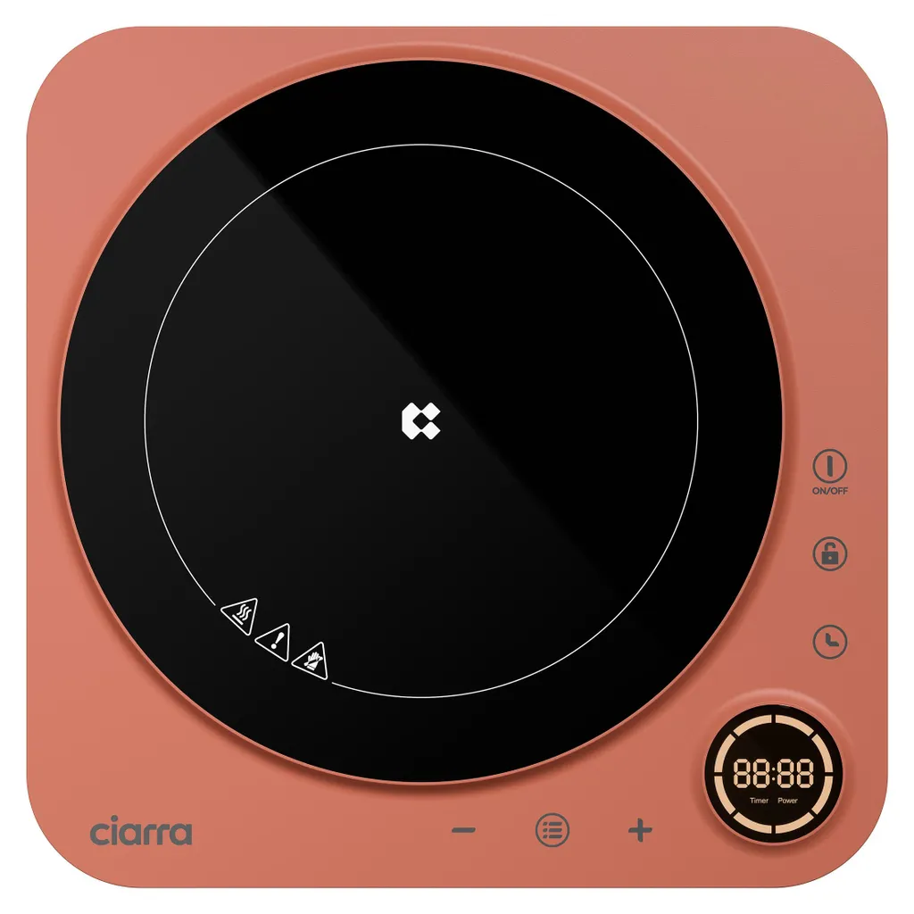 Réchaud Induction Individuel 2000W CIARRA pour Studio et Camping-car