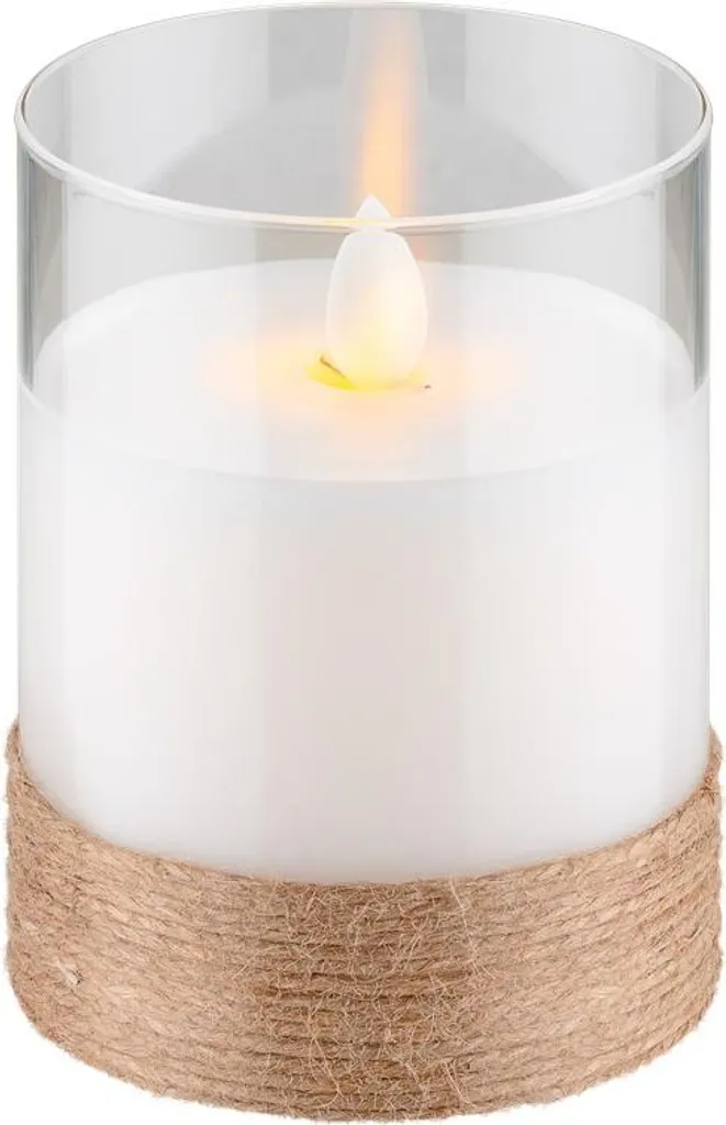 Goobay 77773: 3 Candele LED Vetro e Vera Cera - Risparmio e Durata - 9