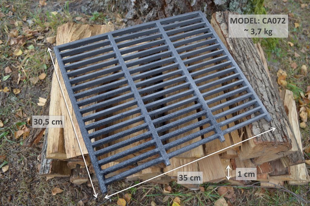 SEZAM Grille de four 35 x 30,5 cm Fonte Grille en fonte Image du produit 