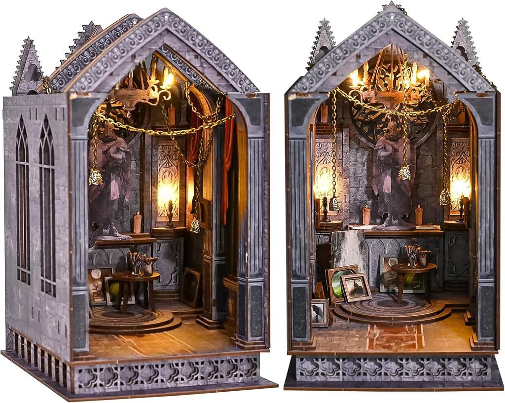 Kit de construction de bibliothèque miniature, maison de Image du produit 