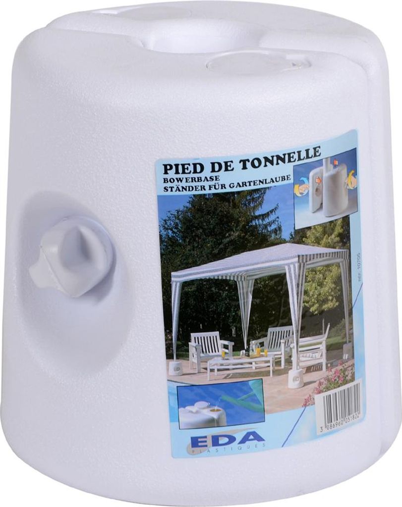EDA  010705 BL  EDA Pavillonfuß, Kunststoff, zum Befüllen, Image du produit 
