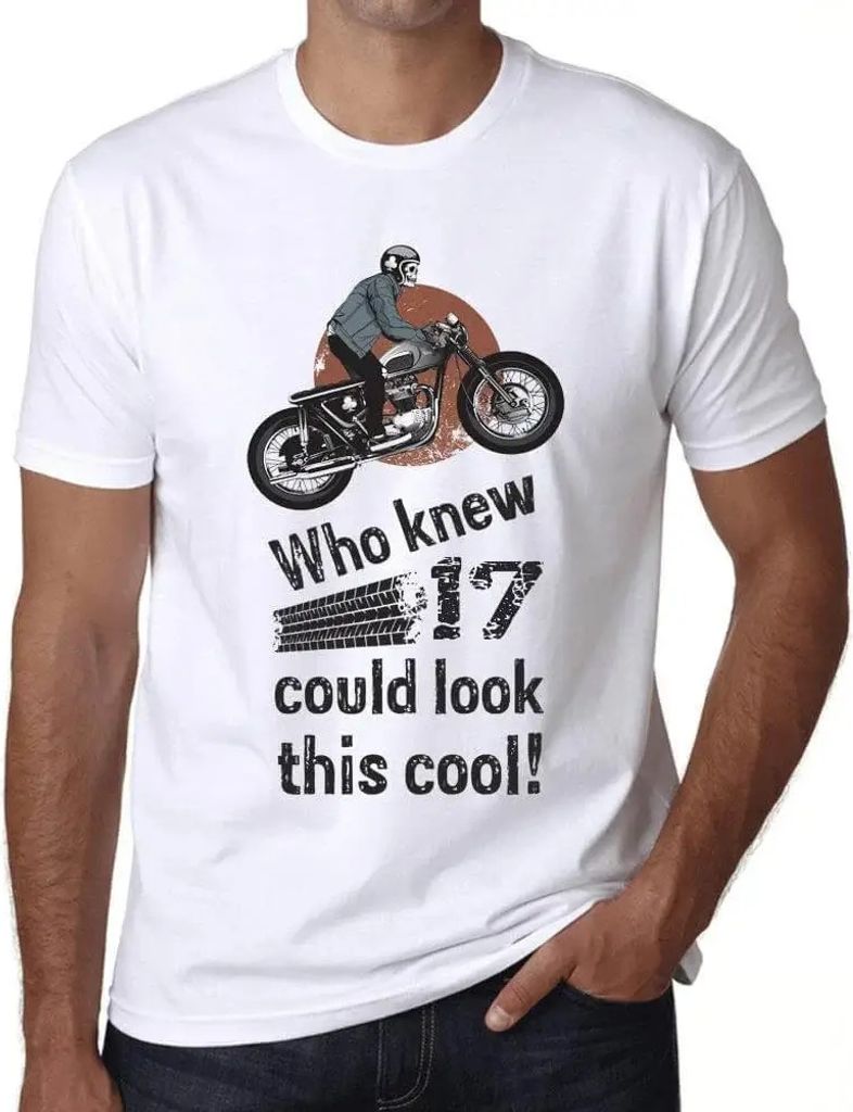 Herren Grafik T-Shirt Wer hätte gedacht dass 17 so cool aussehen kann? – Who Knew 17 Could Look This Cool – Geschenk 17. Geburtstag Jahrestag ...
