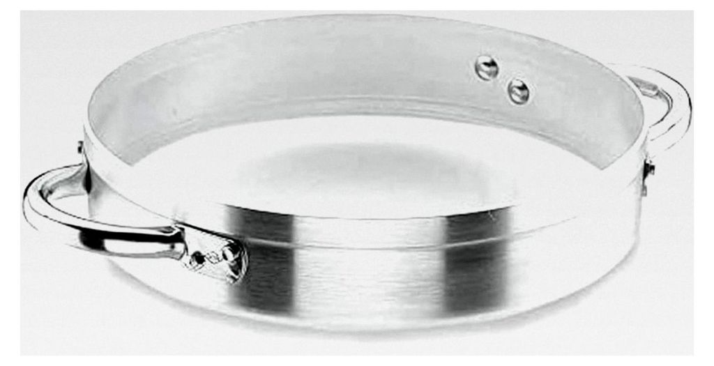 Flache, runde Servierplatte, 50 cm