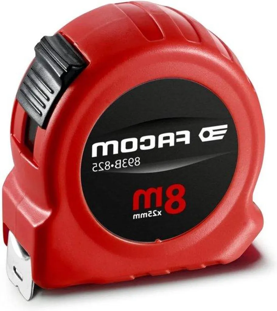 Mètre ruban 8 m ultra résistant avec lame nylon 25 mm modèle 893B.825