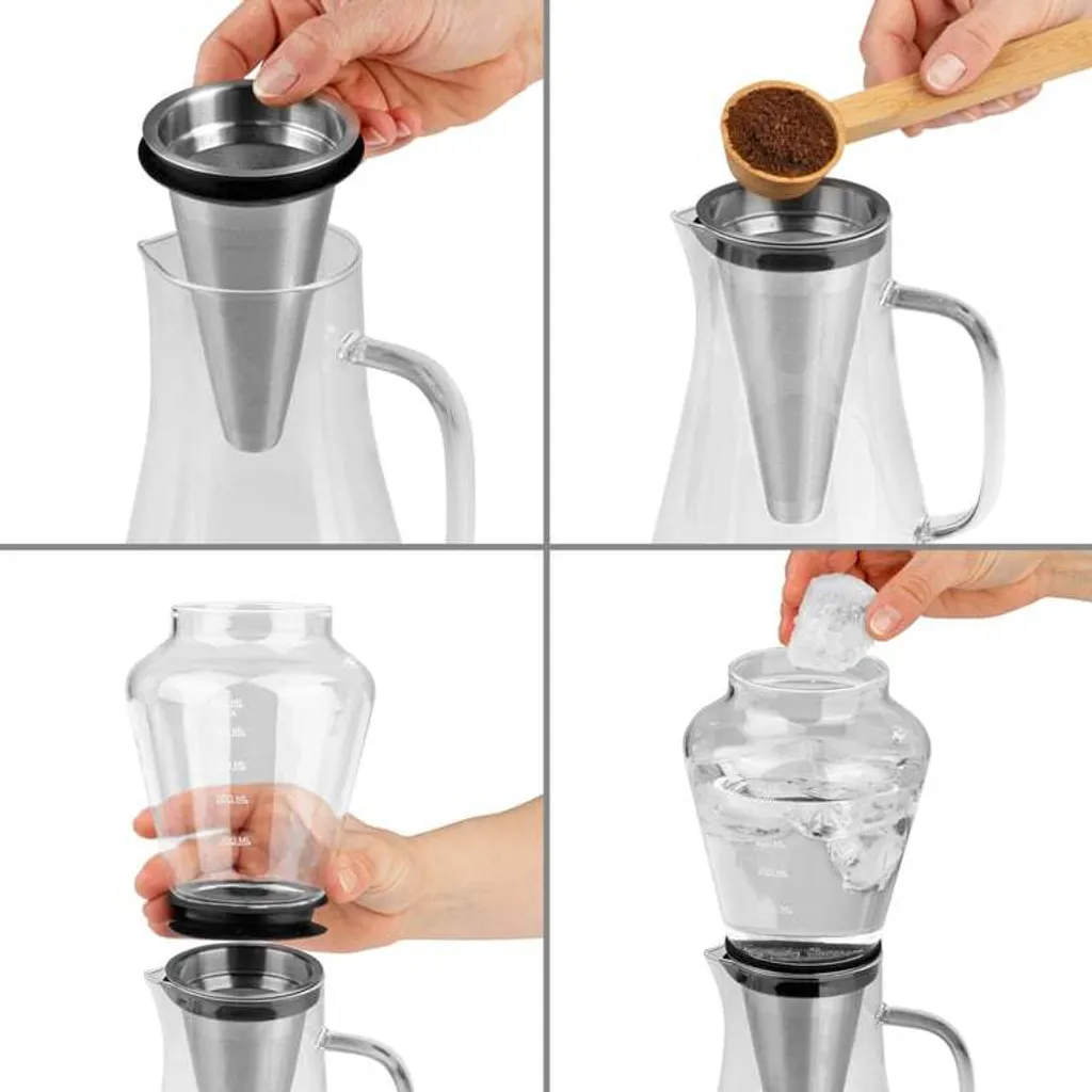 Cafetière à extraction à froid Cold Drip 500ml en verre borosilicate