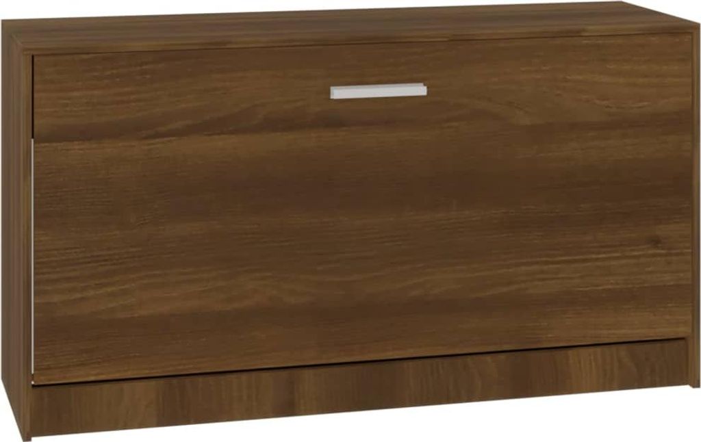 vidaXL Schuhbank Braun Eichen-Optik 80x24x45 cm Holzwerkstoff