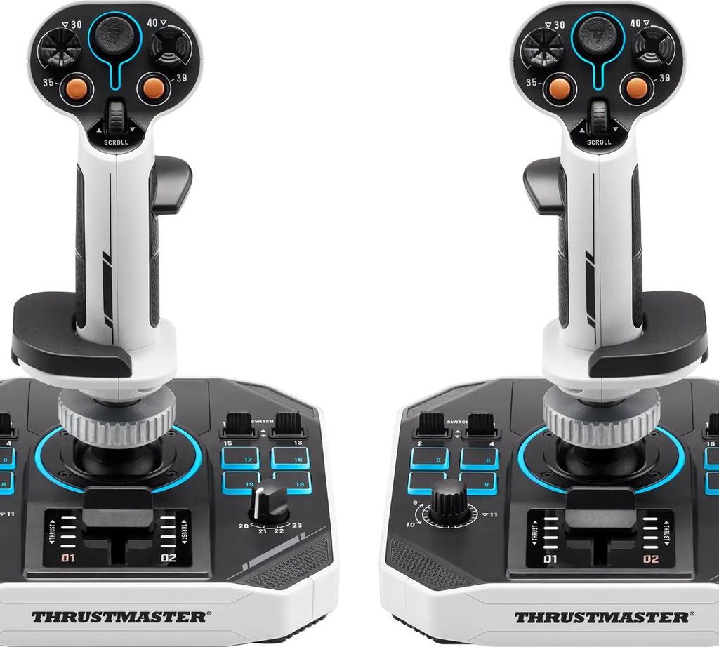 Thrustmaster Sol-R 2 HOSAS Space Sim Duo Nero, Bianco USB Immagine del prodotto 