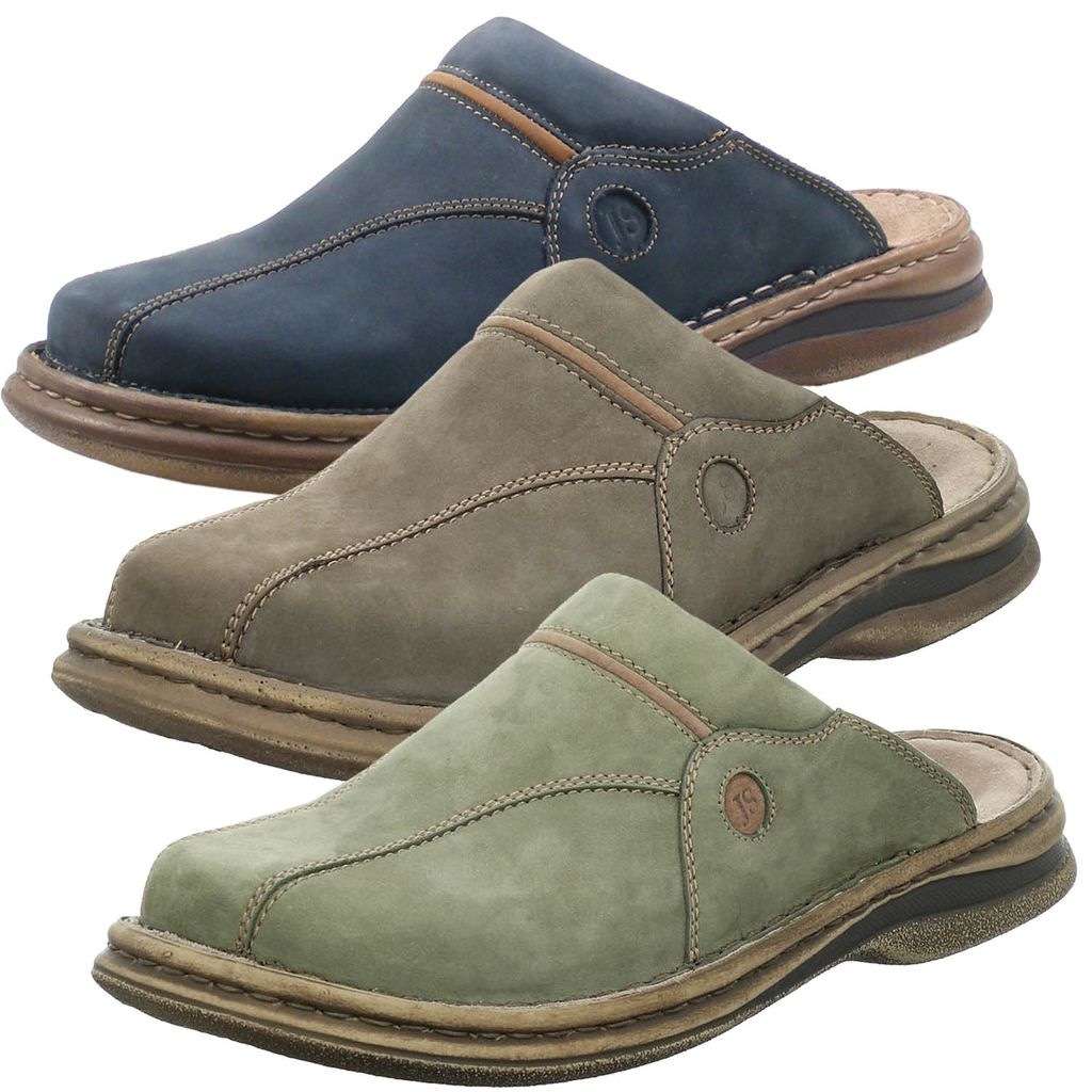 Josef Seibel 10999-751 Klaus Herren Clogs Pantoletten, Größe:39 EU, Farbe:Blau