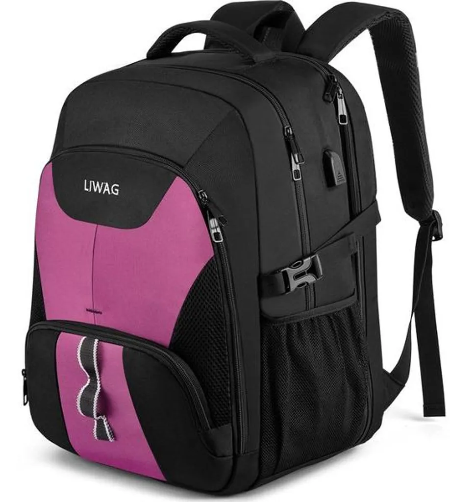 Sac à dos de voyage cabine 50L pour femme, imperméable et antivol
