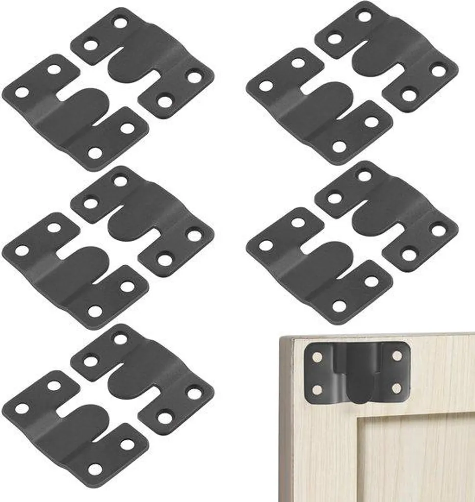 Cadre photo pliable lot de 10 avec charnière invisible pour mur