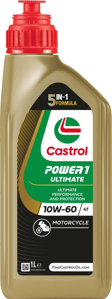 CASTROL Power 1 Ultimate 4T für 10W-60 1 Liter Motoröl Produktbild 