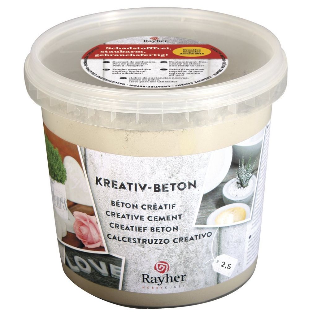 Rayher Hobby GmbH Kreativ-Beton 2,5kg Sonstige Sonstige