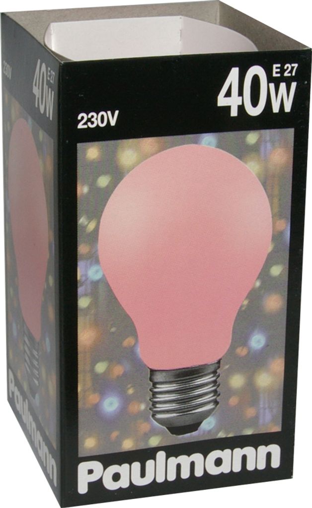 Żarówka Paulmann 40 W, E27, delikatna czerwień Zdjęcie produktu 