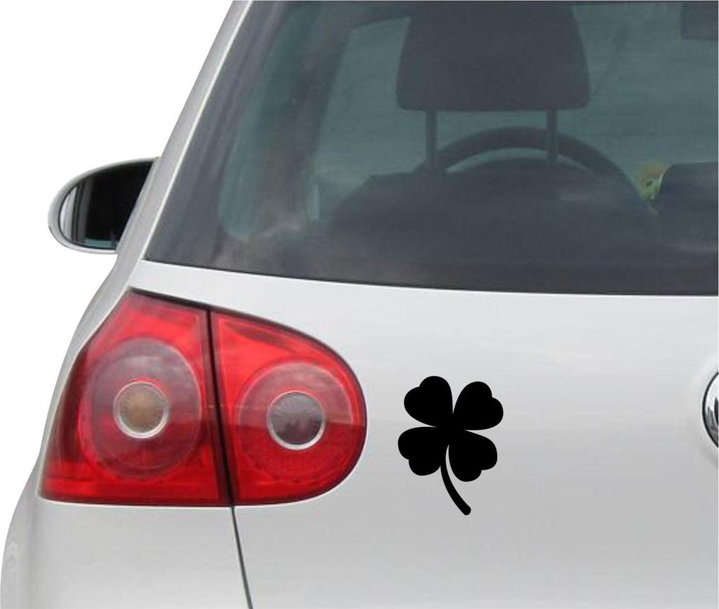 Aufkleber / Autoaufkleber - JDM - Die cut - Clover Decal Fenster Laptop - Folie Sticker - schwarz - 88mmx116mm