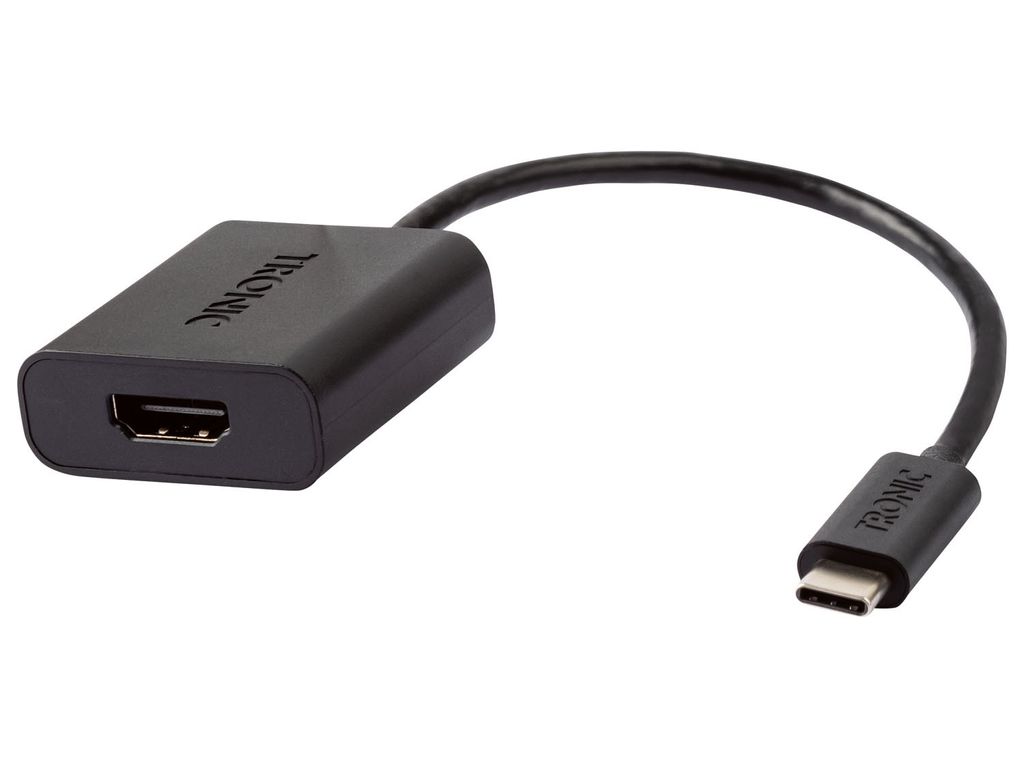 TRONIC USB-C Adapter mit HDMI Anschluss Umstecker Produktbild 