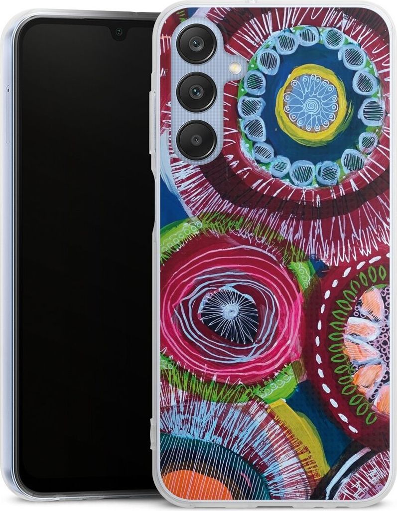 DeinDesign Handyhülle für Samsung Galaxy A25 5G Silikon Hülle Case Smartphone Schutzhülle Farbe Malerei bunt