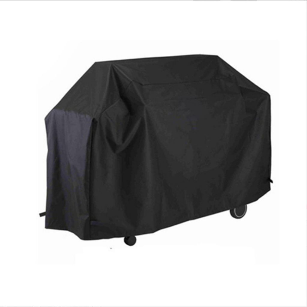 Grillabdeckung Grill Abdeckhaube BBQ Gasgrill Cover 210D Oxford-Stoff Schutzhülle Abdeckplane Wetterfest Grill Haube 190*71*117CM Schwarz