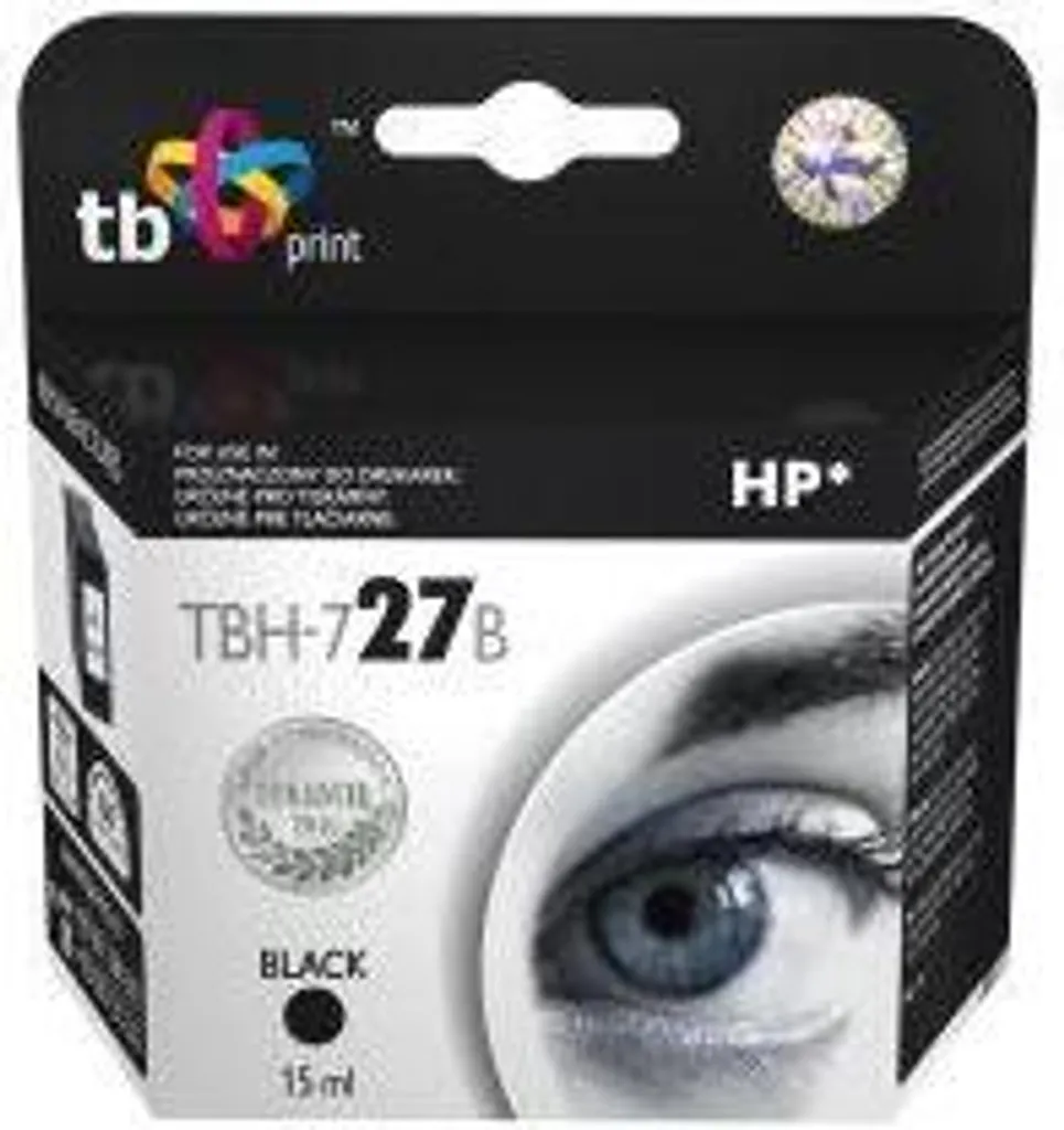Cartuccia TBH-727B compatibile HP No. 27 | Nero Intenso e Preciso