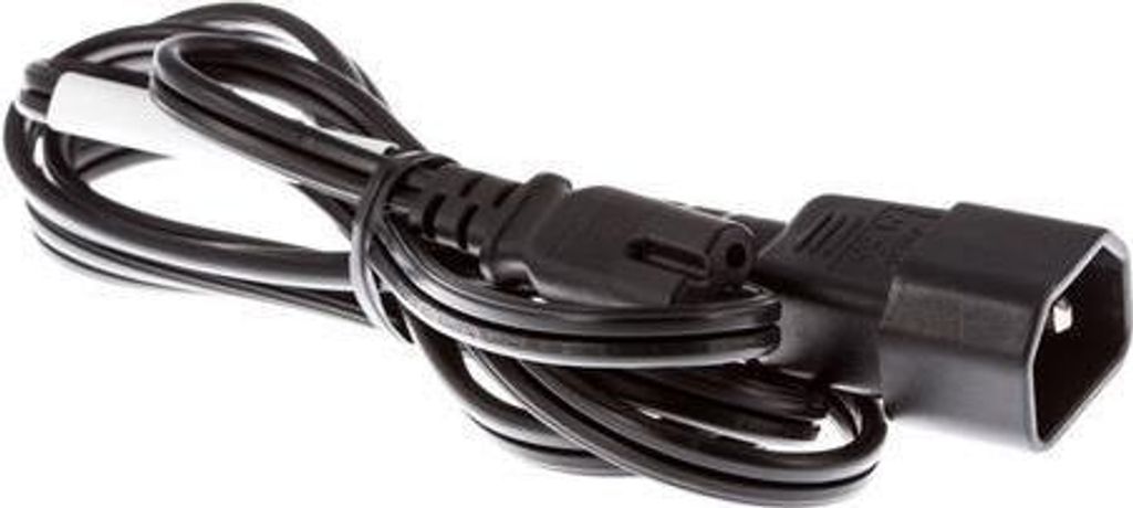 Zebra - Stromkabel - IEC 60320 C7 bis IEC 60320 C14 - 50 cm - für Zebra CC6000 Customer Concierge