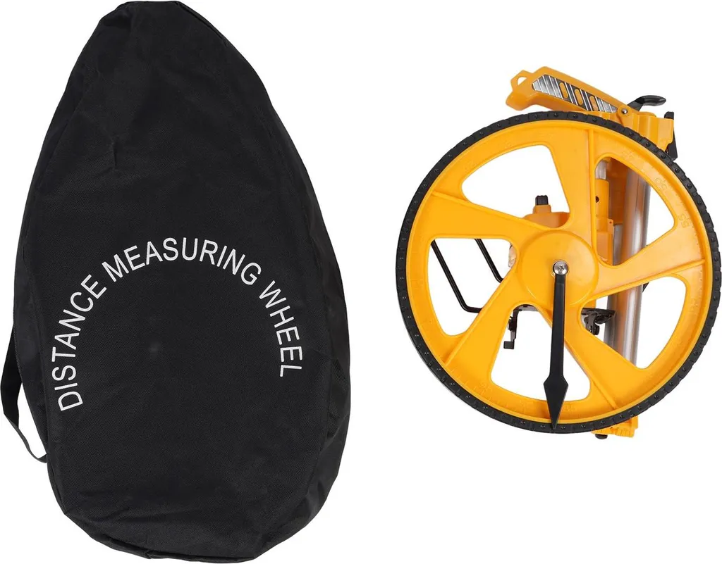 Roue de mesure précise 0-9999,9m pliable avec double articulation pro