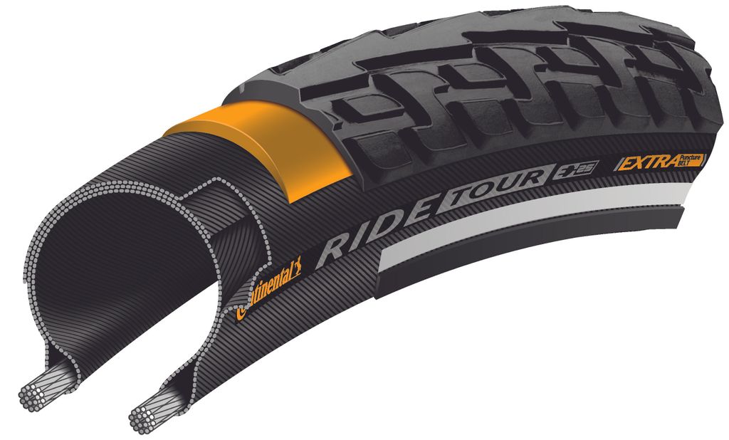 Continental RODE Tour, 28", Straße, Schwarz, 180 TPI, 65 Produktbild 