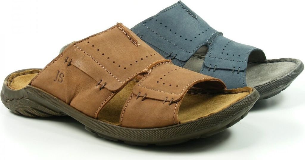Josef Seibel 12698-919 Logan 21 Schuhe Herren Pantoletten, Größe:46 EU, Farbe:Braun