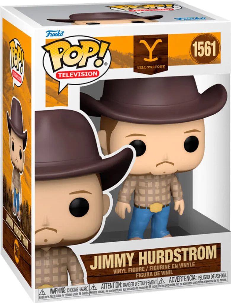 Figurine Pop Jimmy Yellowstone de 9 cm pour décorer votre bureau