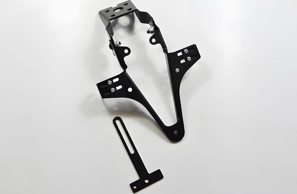 ZIEGER Basic Kennzeichenhalter kompatibel mit Kawasaki ZX-10R BJ 2008-10 / ZX-6R BJ 2009-12
