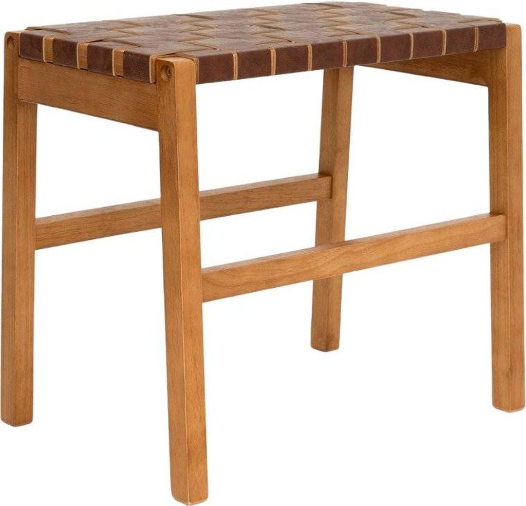 HOMLA FUTURUM Drevená stolička hnedá 50x35x45 cm Obrázok produktu 