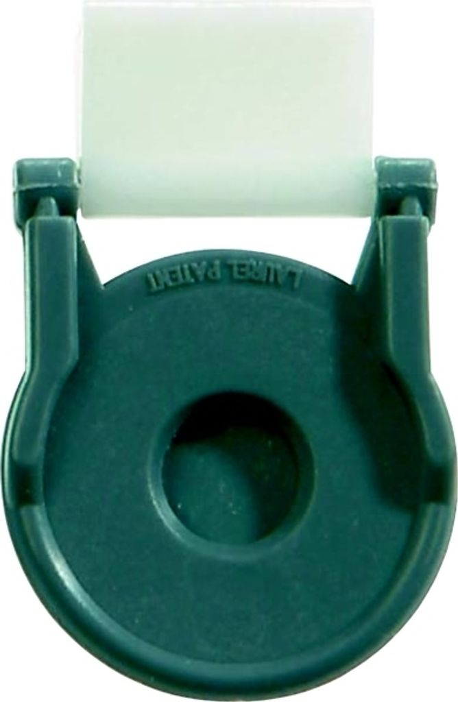 Binderklip Brutus 19x45mm für 80 Blatt VE=100 Stück weiß Produktbild 