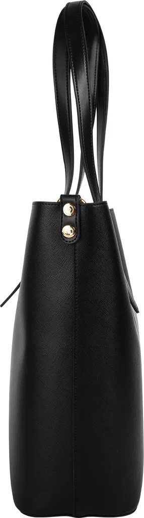 Fini les sacs rayés avec le cabas bugatti Ella Saffiano Noir robuste - 11