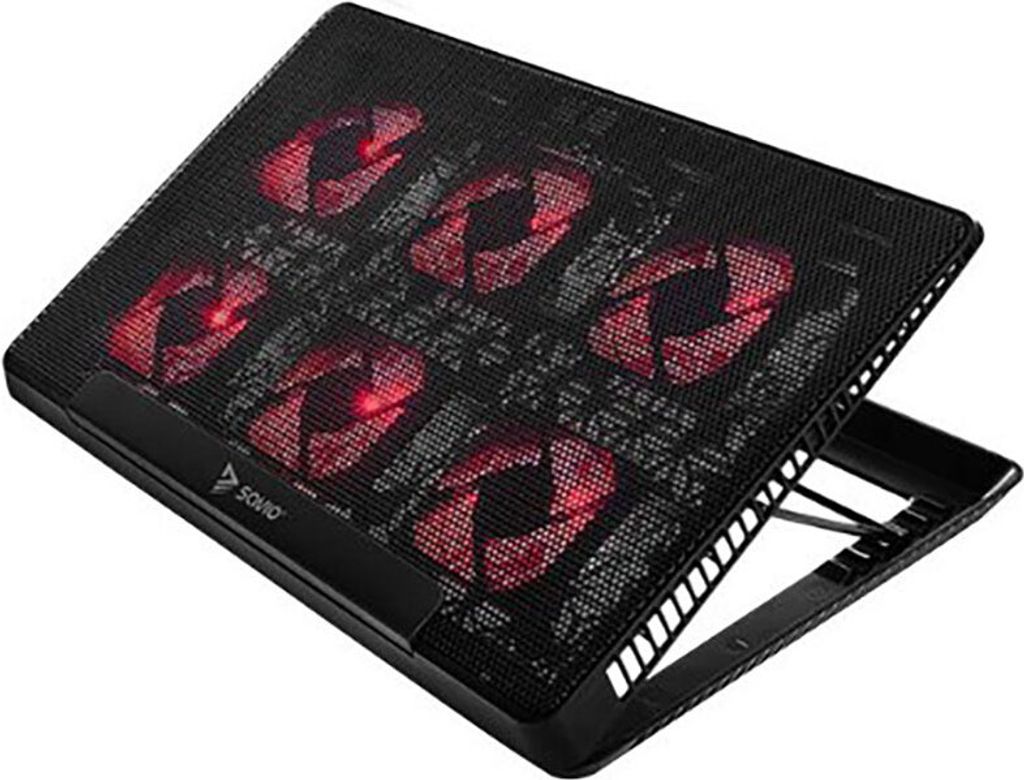Laptop cooling pad 6 backlit fans 2000 RPM SAVIO COS-01