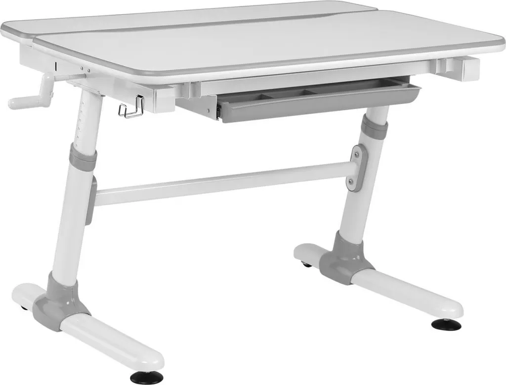 Table d'école pour enfants avec plateau inclinable et tiroir de rangement