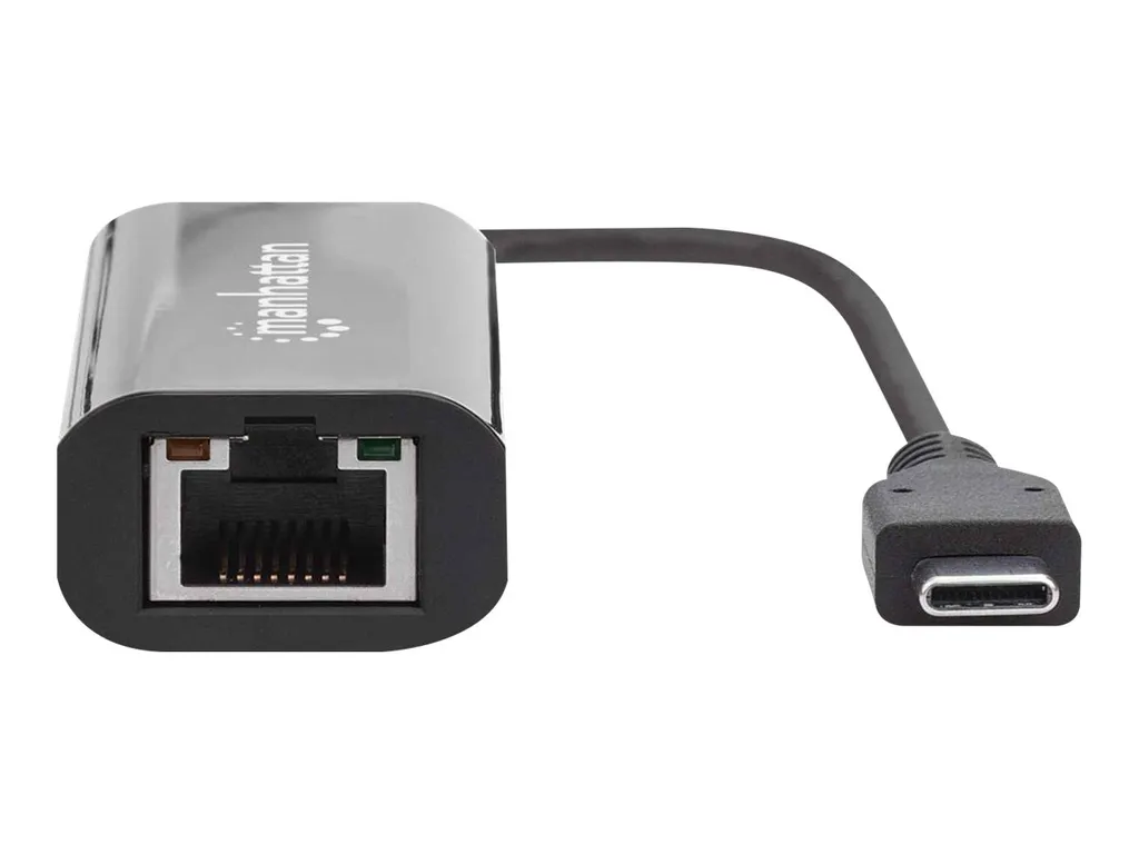 Adaptateur Réseau USB-C vers Ethernet 2.5GBASE-T Manhattan pour PC Mac - 4