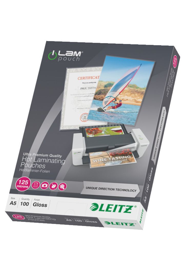 Leitz Laminierfolien ILAM 125 Mikron A5 100 Stk.