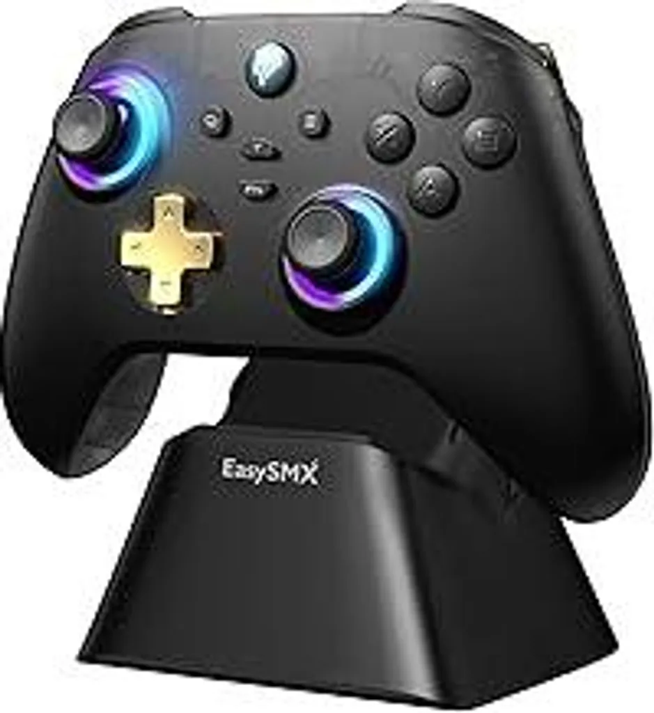 Controller PC Gaming EasySMX D05 Hall Effect 1000Hz Wireless Nero - 1