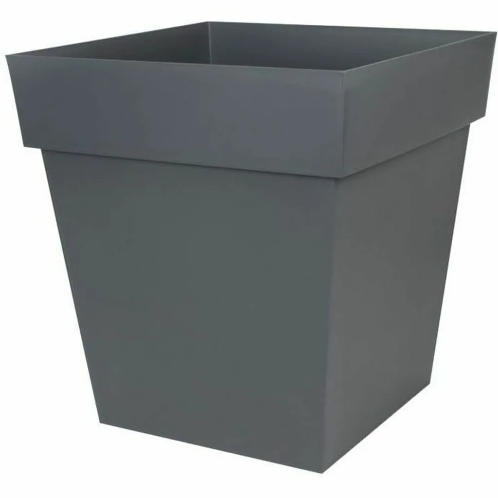 Bac à Fleurs Durable EDA Toscane Gris Foncé 50 cm : Fini les Pots Cassés