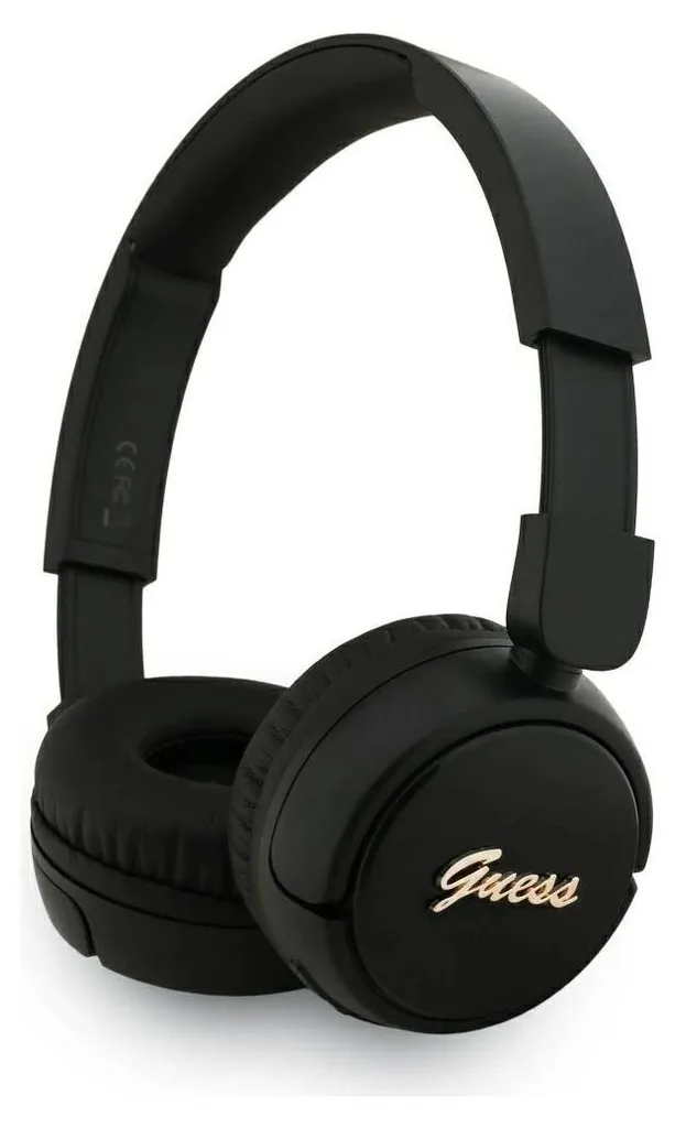 Cuffie intrauricolari Guess Metal Logo Script - Nero