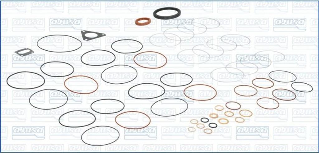 AJUSA 54089000 Dichtungssatz Kurbelgehäuse für OPEL Frontera A SUV (U92) Frontera A Sport SUV Cabrio (U92) für FORD SCORPIO II (GFR, GGR) für JEEP