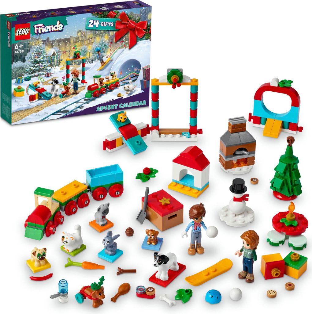 LEGO 41758 Friends Kalendarz adwentowy 2023, kalendarz Zdjęcie produktu 