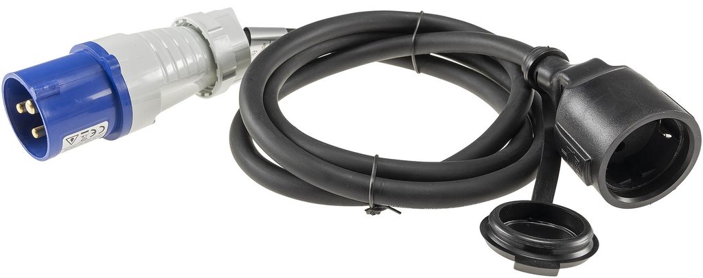 USB Steckdose Spritzwassergeschützt mit 1,5m Kabel für Motorrad