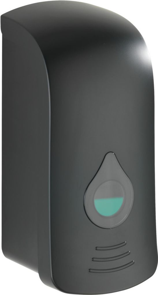 WENKO Desinfektionsmittel Spender Hygiene Seifen Wandmontage 740 ml RANERA Black