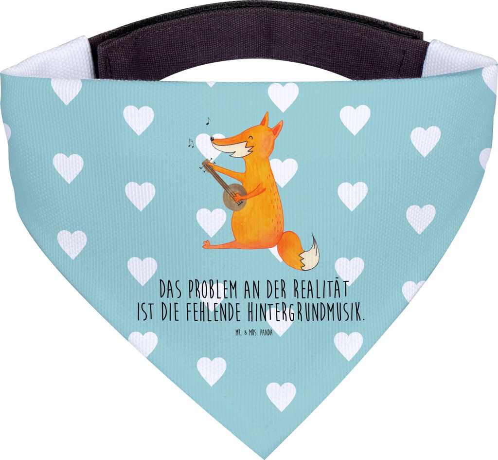 Mr. & Mrs. Panda Bandana Fuchs Gitarre - Türkis Pastell - Produktbild 