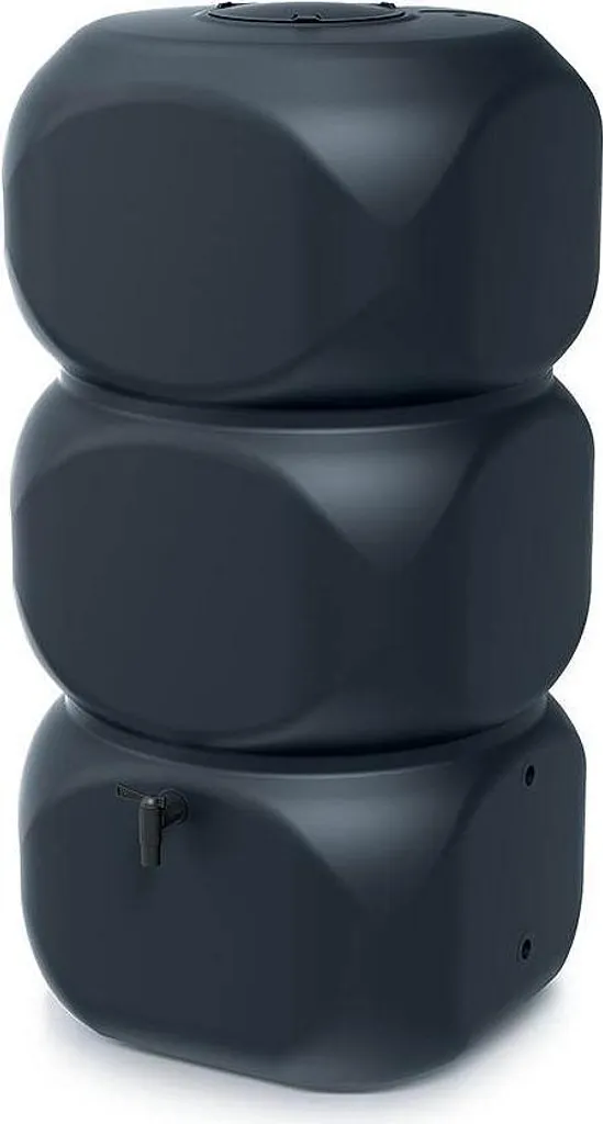Citerne de récupération d'eau de pluie 320L GUBO anthracite élégante