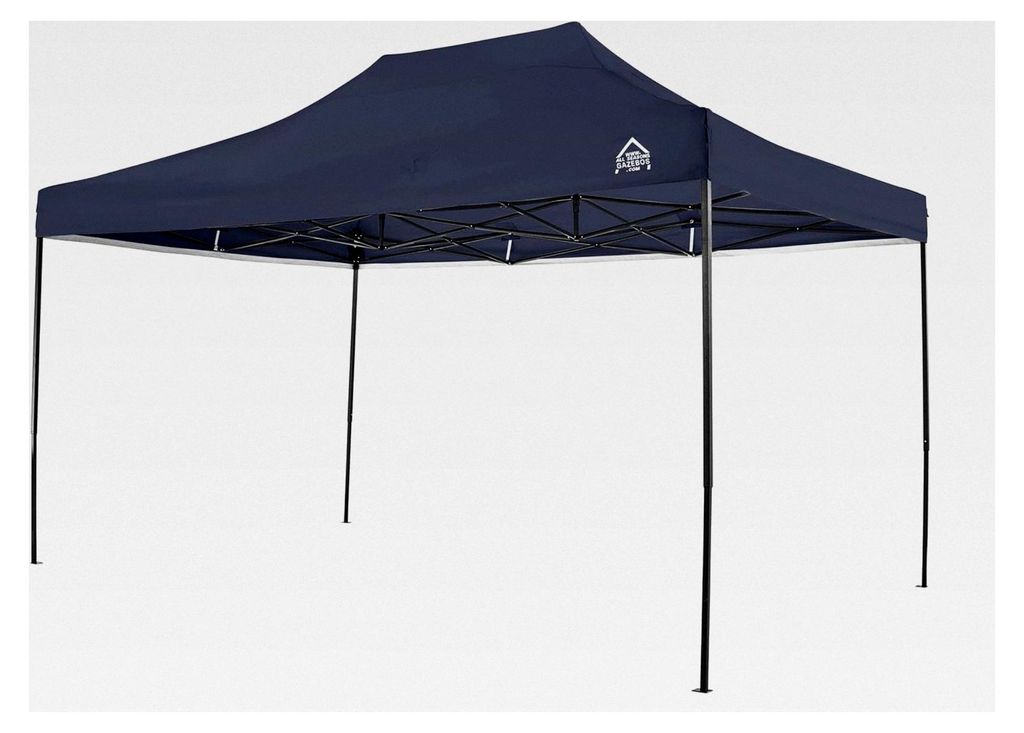 Faltpavillon 3x4,5 m - vollständig wasserdicht - Marineblau